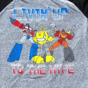 Jumping Beans Old School Transformers Boys Long Sleeve Shirt - Size 8
